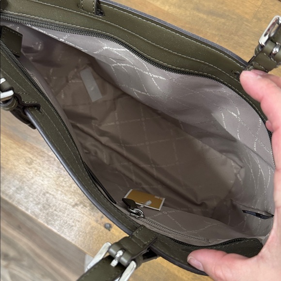 Michael Kors Dark Olive Tote Bag - Picture 4 of 5
